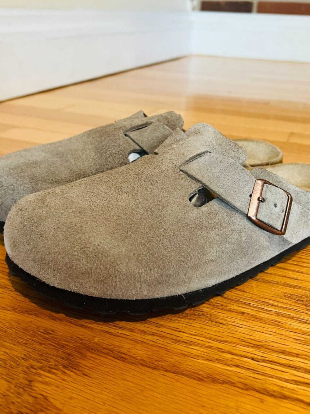 Birkenstock Boston Soft Footbed Suede Leather 41